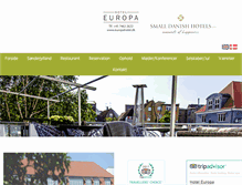 Tablet Screenshot of hoteleuropa.dk