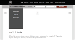 Desktop Screenshot of hoteleuropa.com.uy